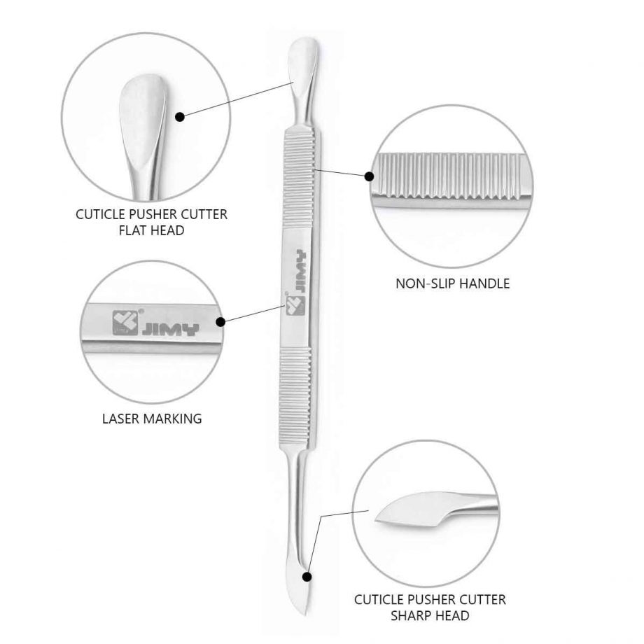 Metal Cuticle Pusher Tool Jimy USA