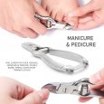 Professional toenail cutter with barrel spring 5.5inch nail tool.